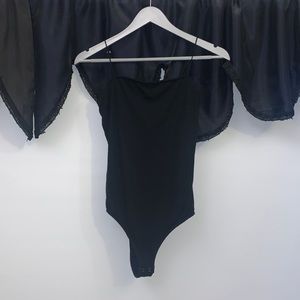Hollister black, medium bodysuit